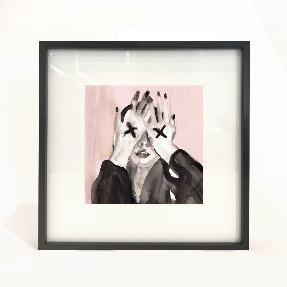 Make me wanna XX in Pink Framed Mini Print