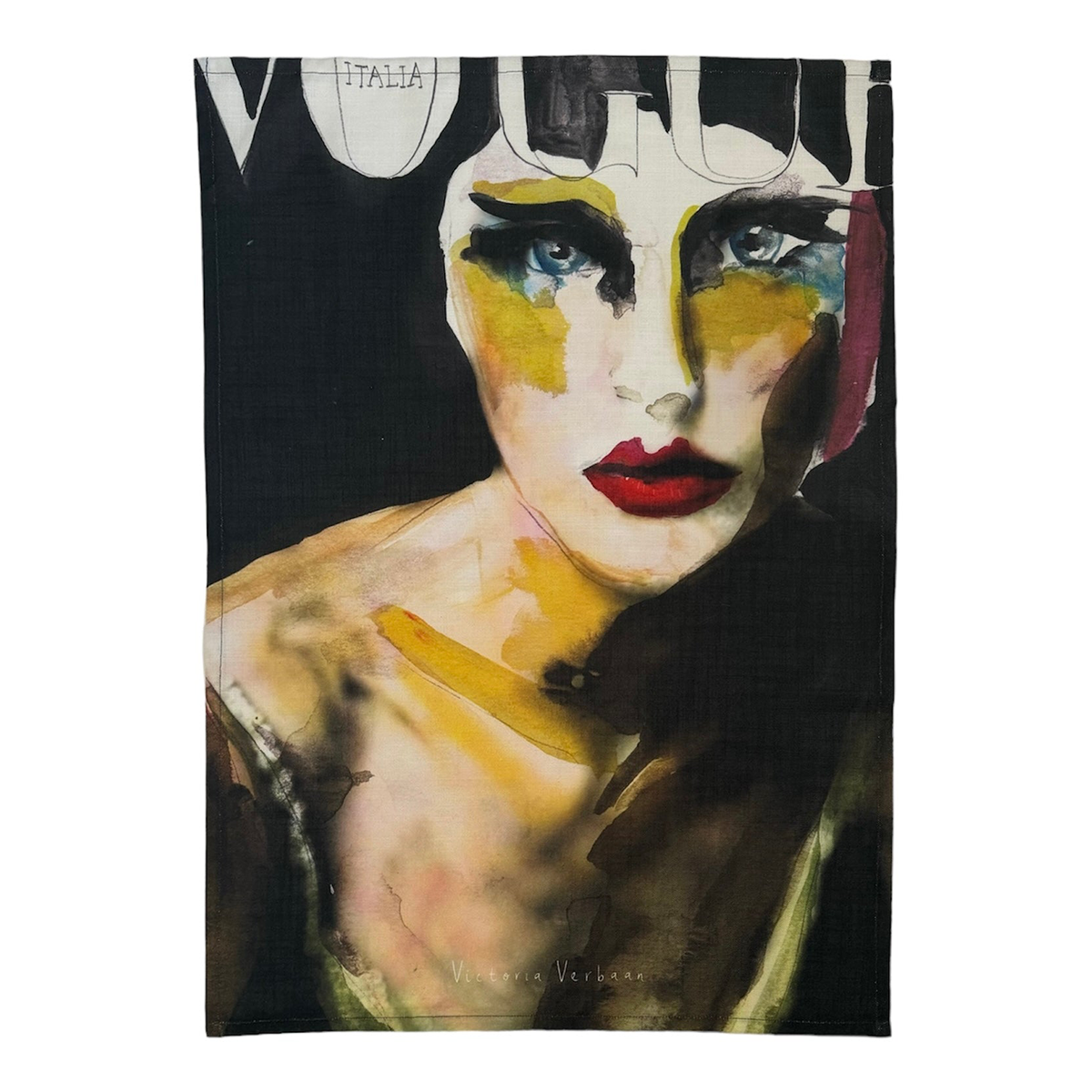 8-Vogue Tea Towel