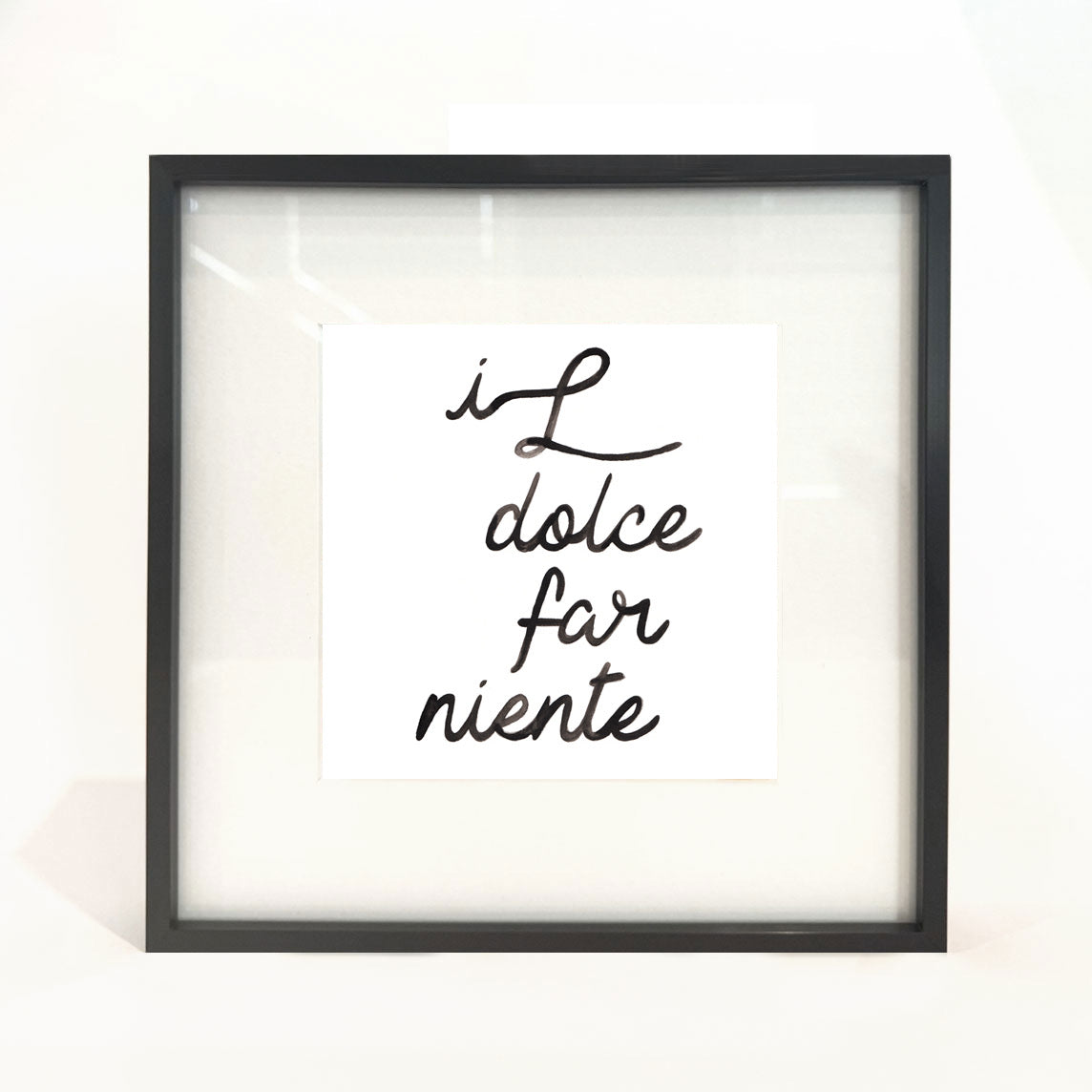 il Dolce Far Niente Framed Mini Print
