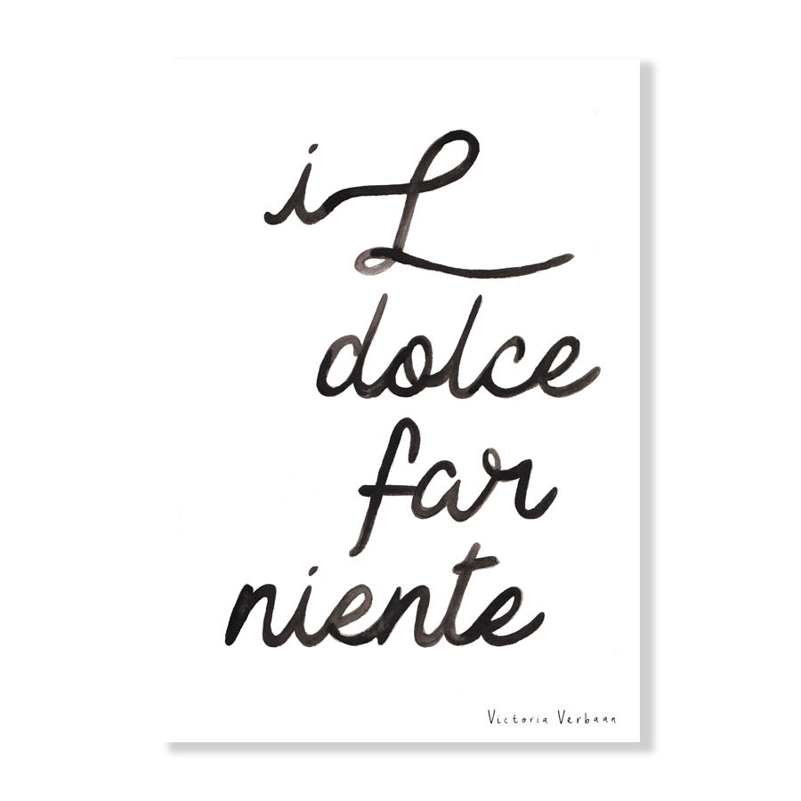 iL Dolce far Niente | Fine Art Print