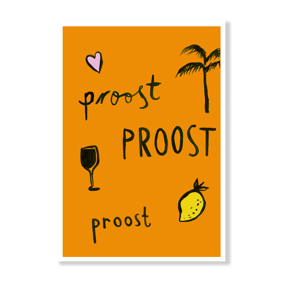 Cheers to You Dutch Style | Poster Print