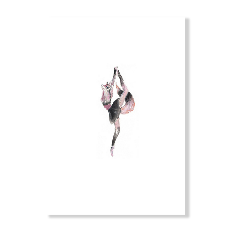Ella The Dancing Fox | Poster Print