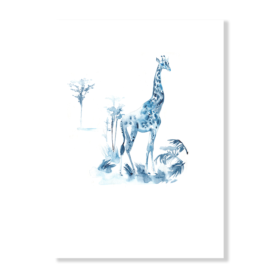 Giraffe's Manors | Poster Print