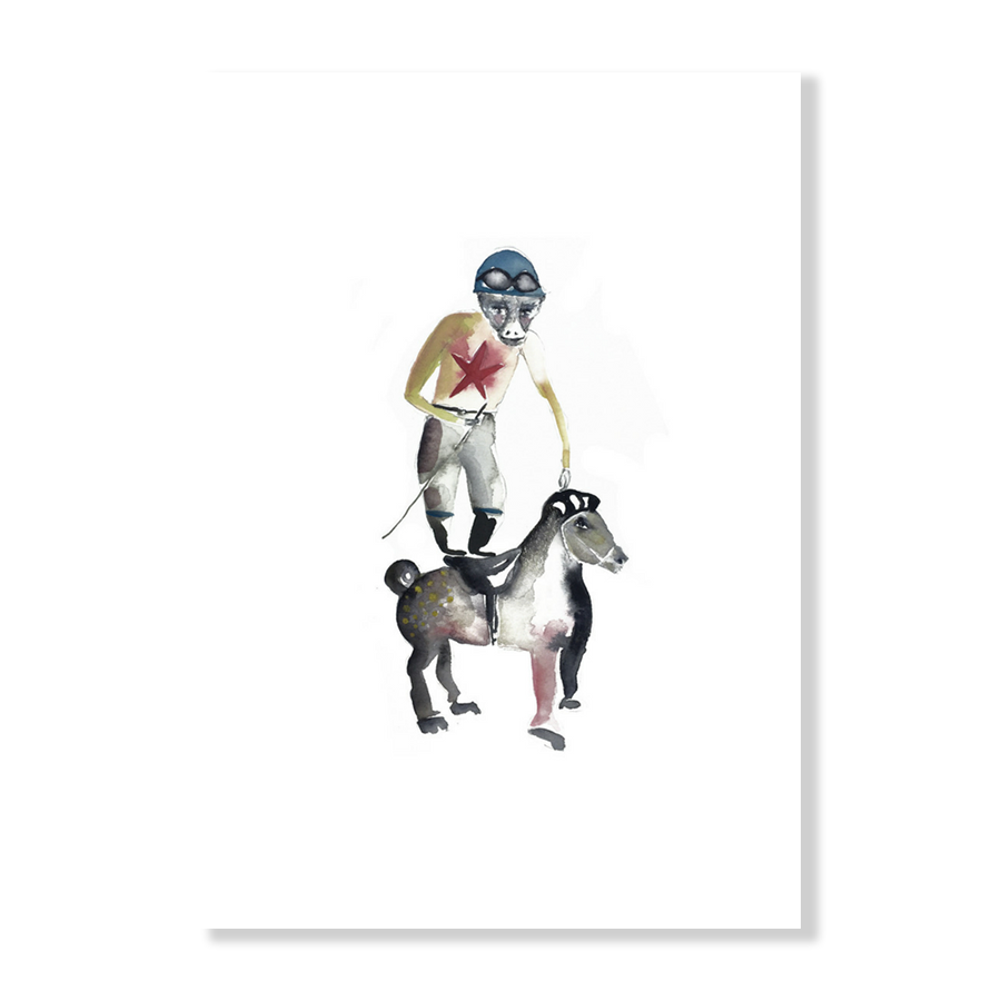 Riding Fantasy Pants | Poster Print