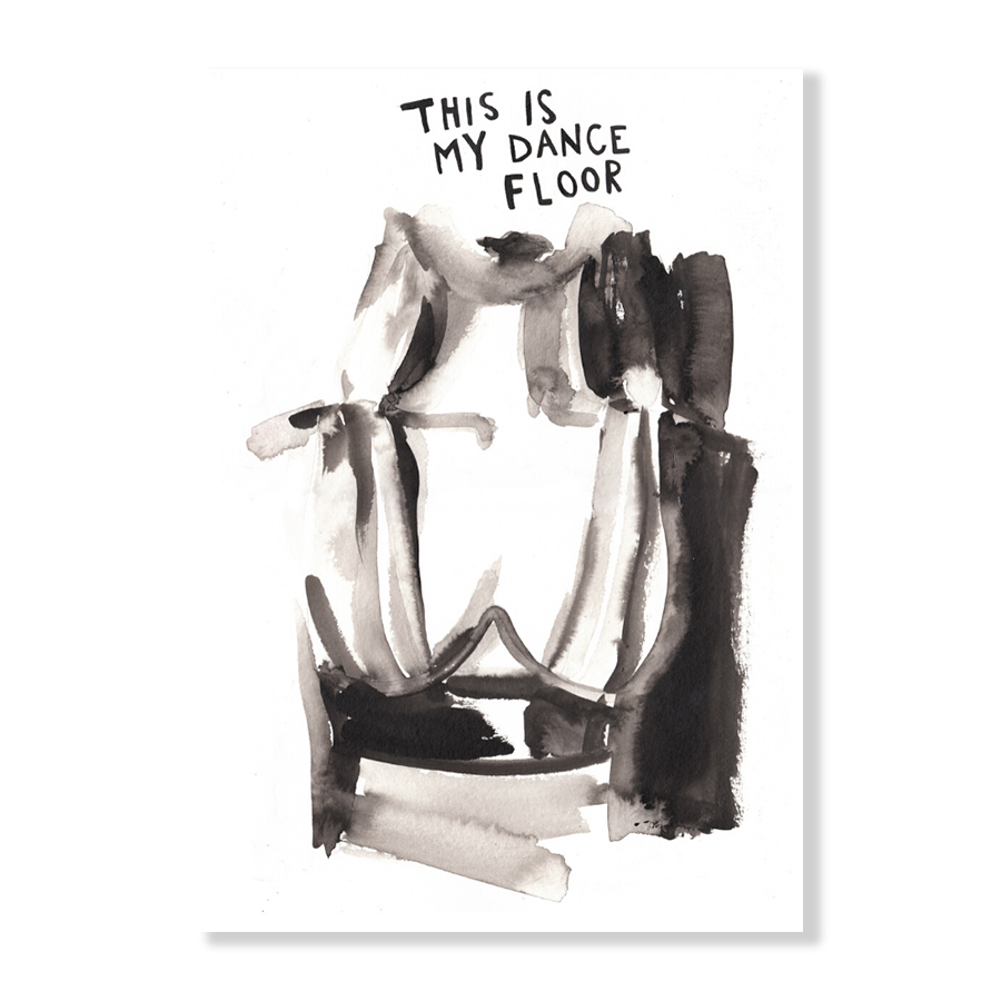 This is the dance floor | Poster Print