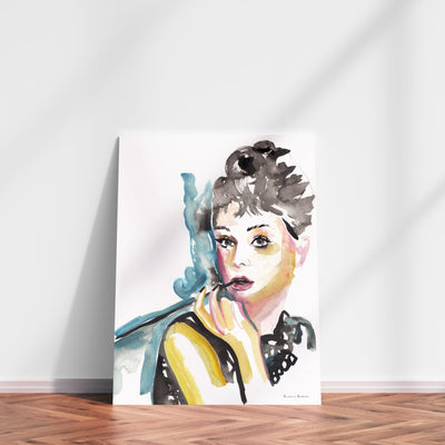 Audrey is the Prize | Poster Print