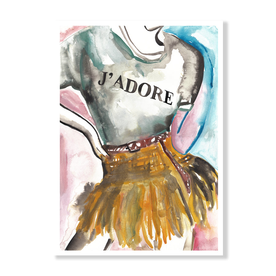 J'ADORE, we love you more | Poster Print